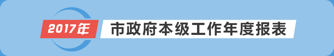 2017年市政府本級工作年度報表